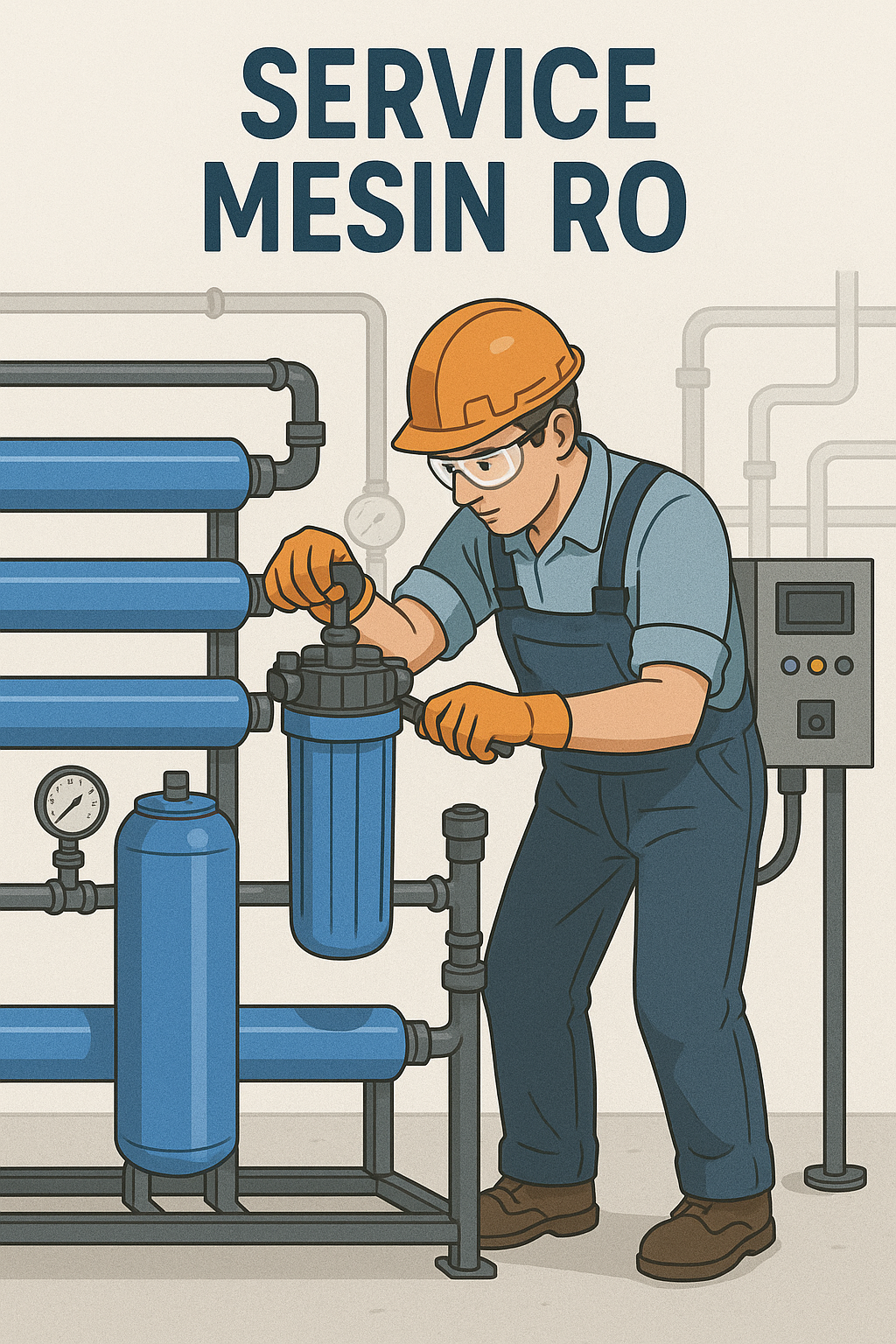 Pemasangan dan Servis Mesin Reverse Osmosis (RO)